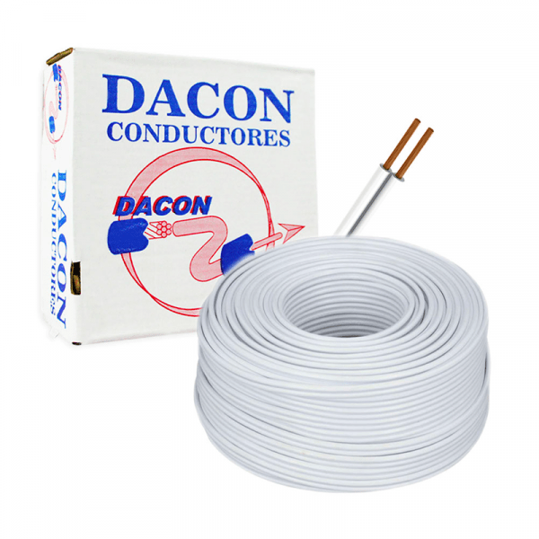 Cordon POT SPT (12,14) DACON Color Blanco Cable Doble