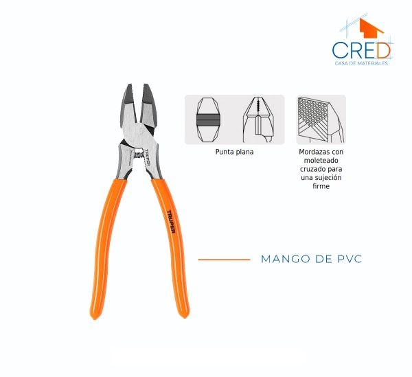 Kit Truper 04 Desarmadores Cruz Y Plano, Martillo 16oz, Pinzas Elec - Imagen 5