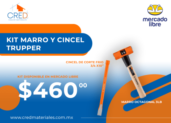 KIT Marro y Cincel de la marca Trupper