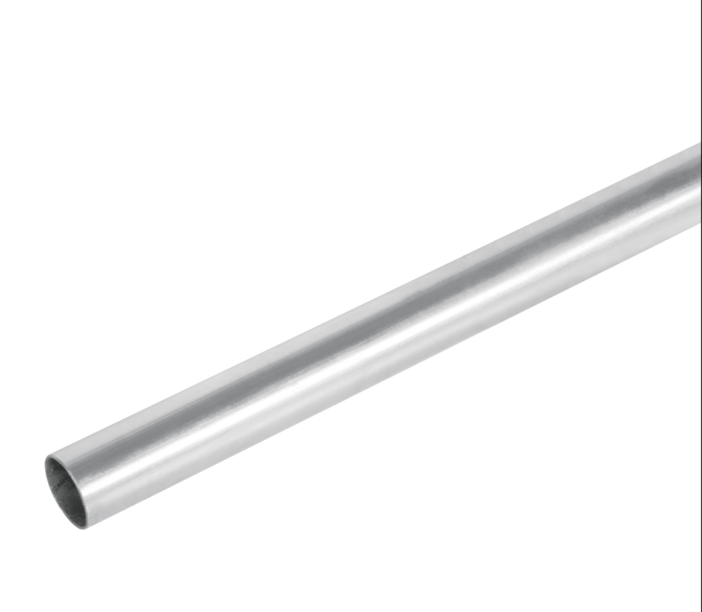 Tubo de acero de 3 m pared delgada, 1/2″ marca Volteck