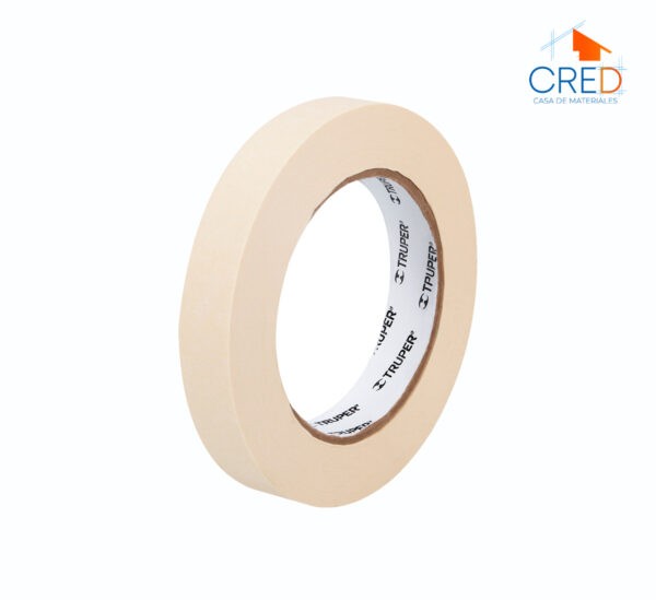 Cinta masking tape de 3/4" x 50m, Truper - Imagen 2