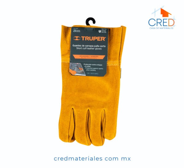 GUANTES DE CARNAZA, CORTOS UNITALLA, TRUPER - Imagen 4