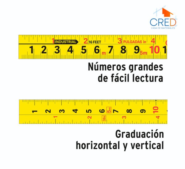 Flexómetro gripper contra impactos, Truper - Imagen 8
