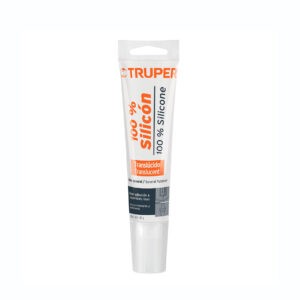 Sellador Transparente Truper 85g 100% Silicón