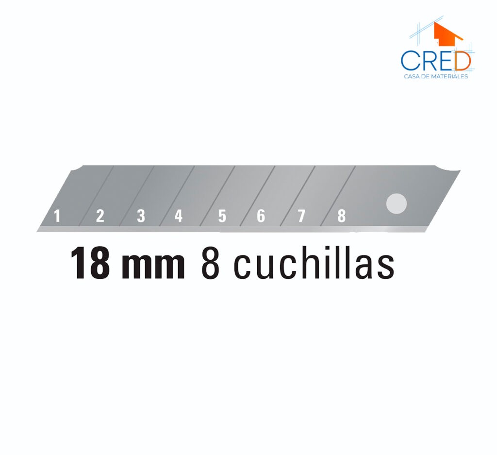 Cutter 18 mm fornito con 6 lame 1771HD – Beta Utensili