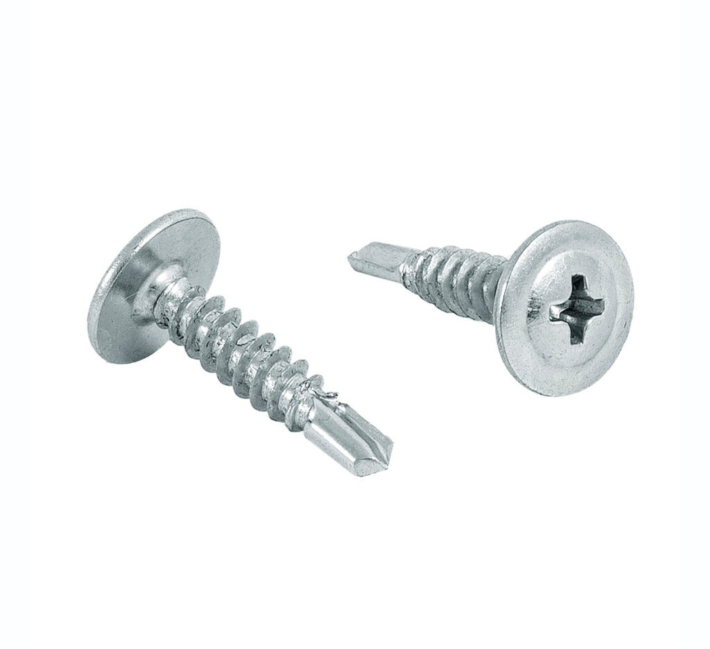 Bolsa con 100 pijas cabeza cruz, punta de broca 3/4″, Fiero