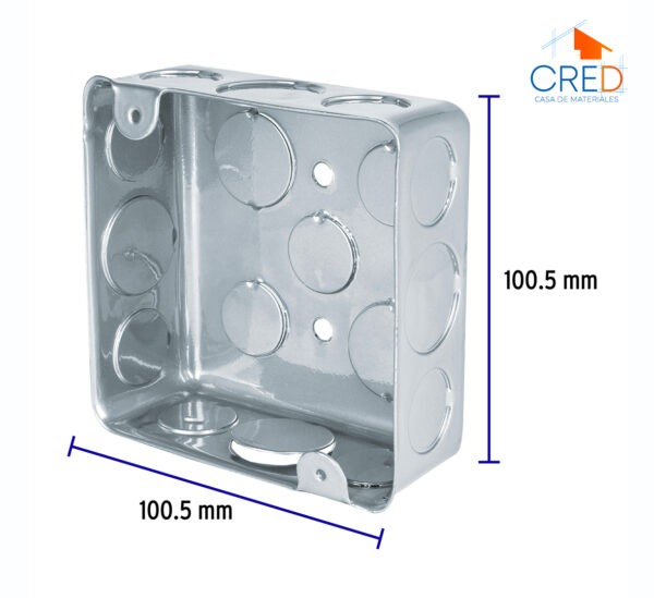 Caja cuadrada 4" x 4" económica, Volteck - Imagen 4