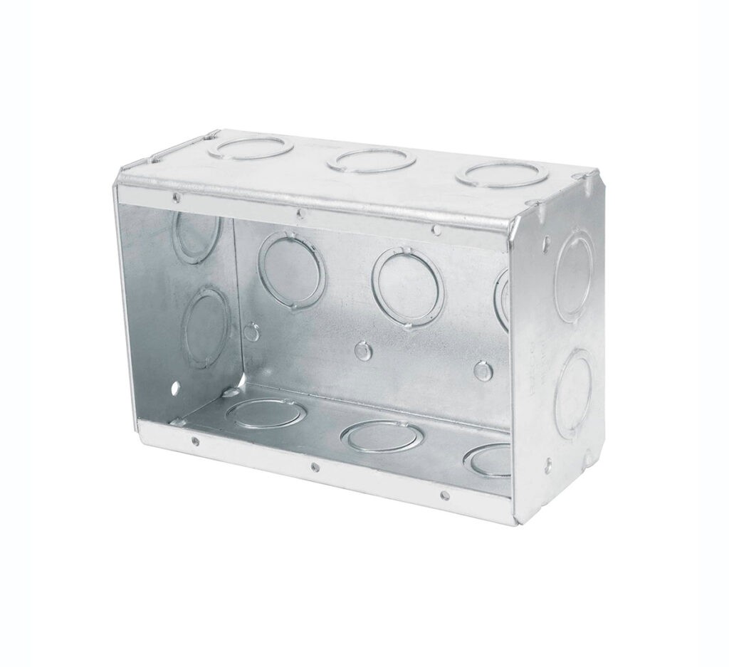Caja triple 4″ x 6″ reforzada, Volteck