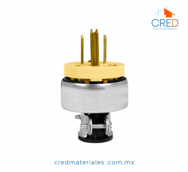 Clavija Industrial Blindada Aterrizada, 2 Polos+tierra, Voltek - Imagen 4