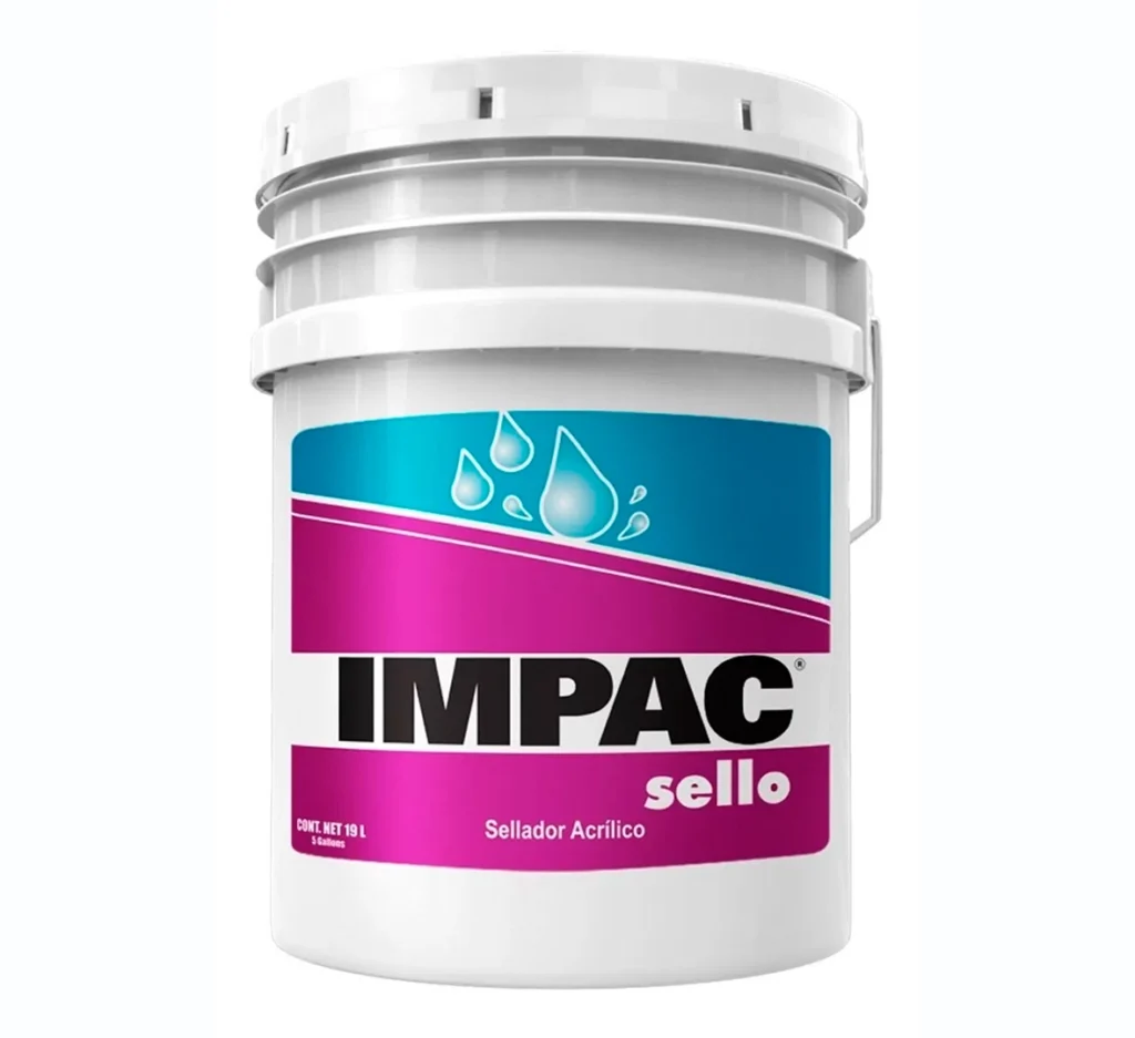 Sellador Acrílico IMPAC Cubeta 19 Lts