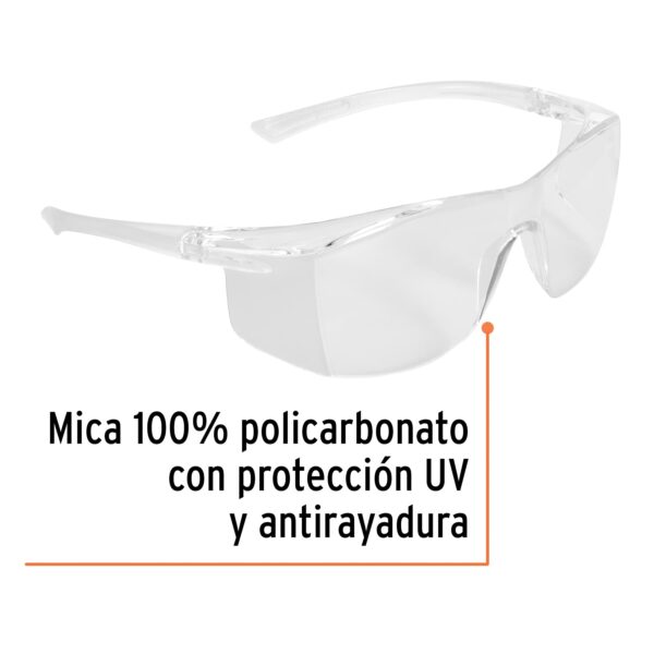 Lentes De Seguridad Transparentes, Truper Ultralite - Imagen 3