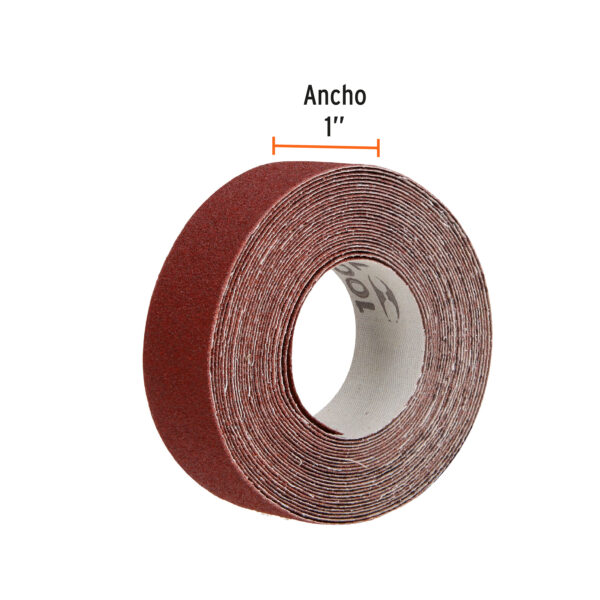 Lija Para Plomero Ancho 1'' X 5 M Grano 100 Rollo 15m - Imagen 3