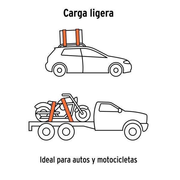 Sujetadores con matraca carga máxima 1000 kg 2pz - Imagen 3