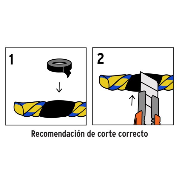 Metro de cuerda amarilla de 8 mm, Fiero - Imagen 5