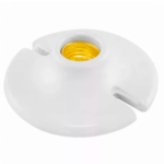 Porta Lampara Porcelana Techo Redonda