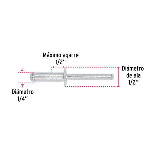 Remachadora 10"  Con Remaches, Truper - Imagen 5