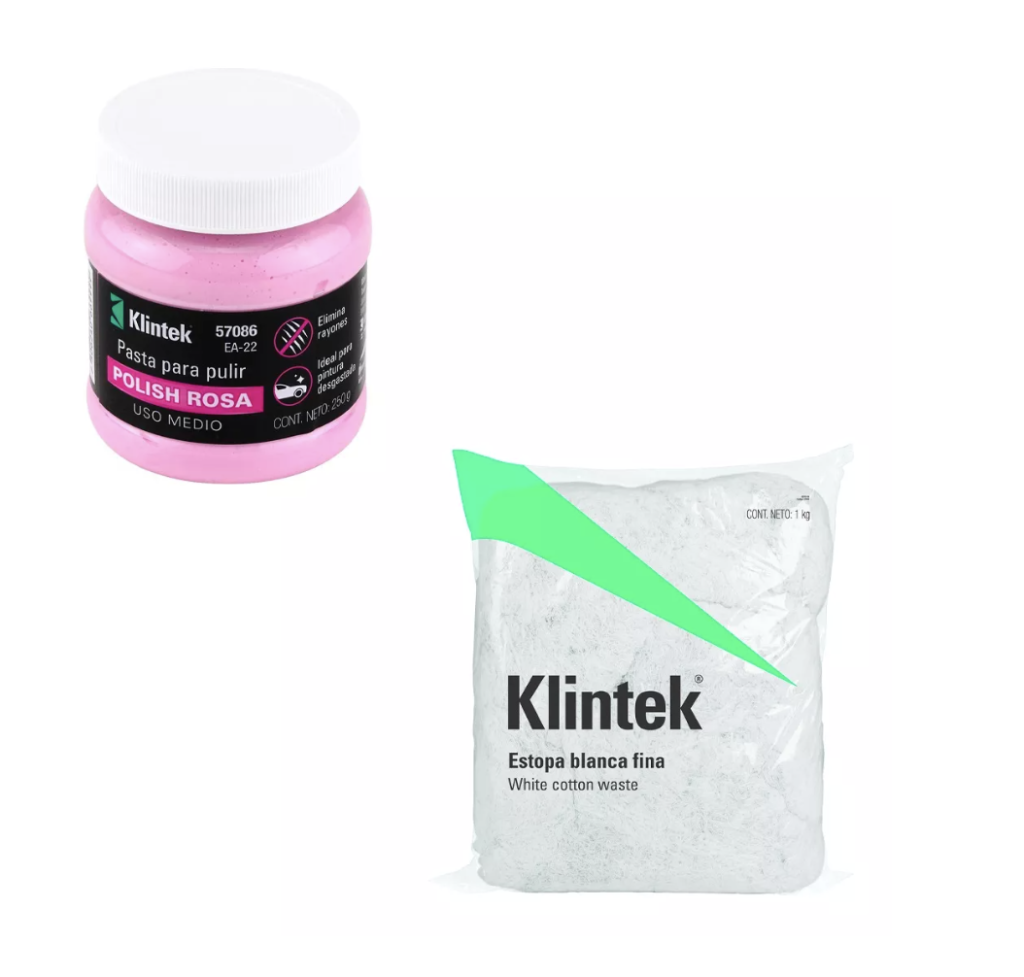 Removedor De Rayones Klintek + Estopa Blanca 1kg