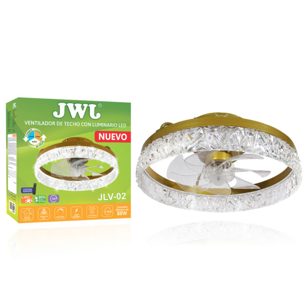 Ventilador Con Luz Led
