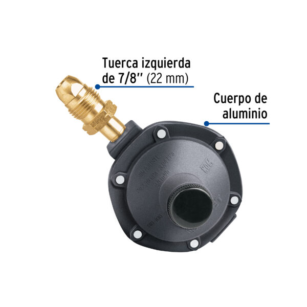 Regulador de gas L.P de 1 via, Foset - Imagen 4